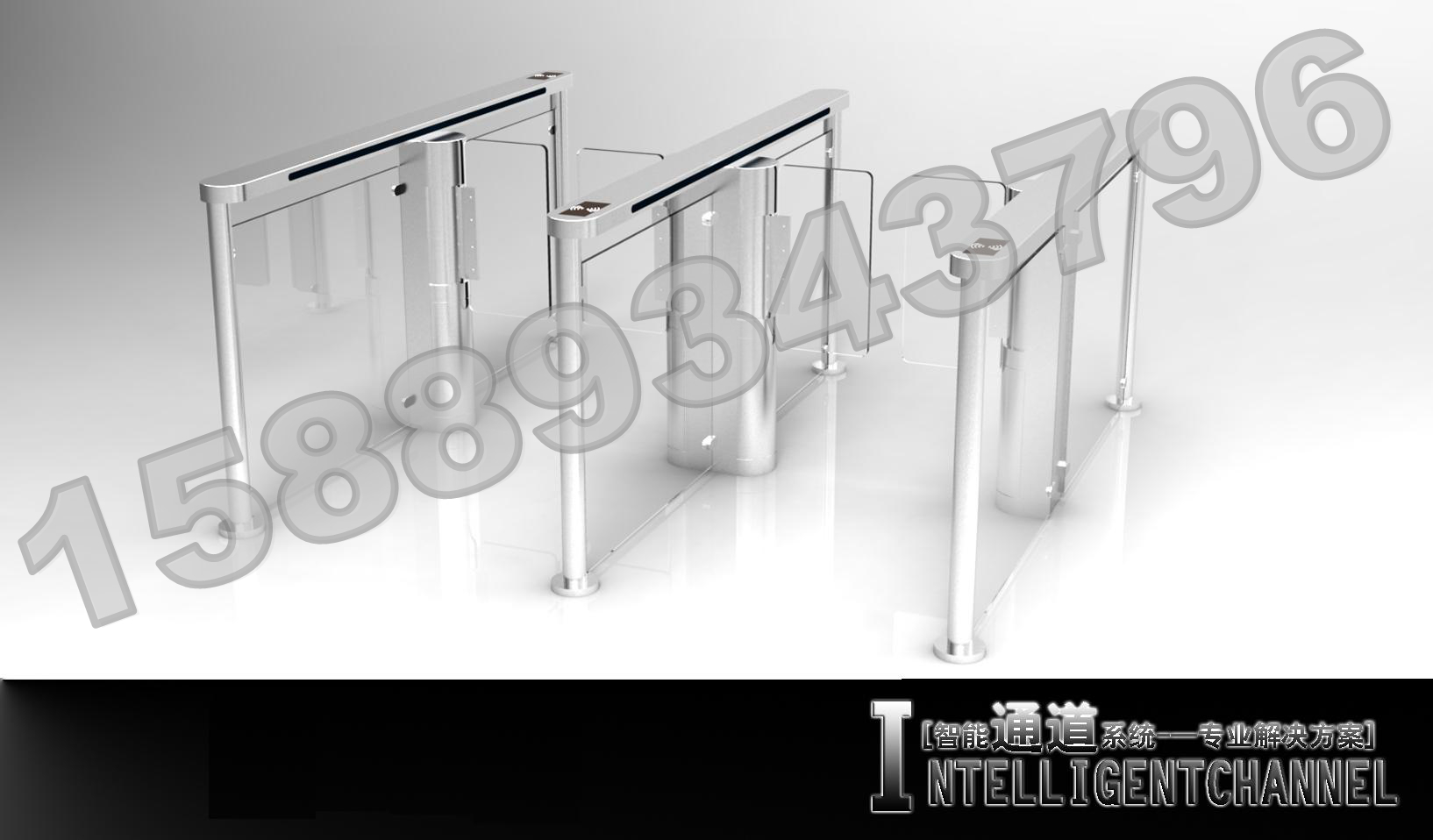 26精致豪华扶手圆角摆闸组合