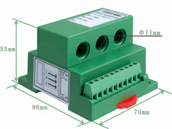三相功率隔离变送器,传感器,三相功率信号转换器