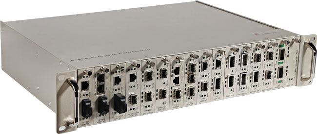 网管光纤收发器机架，2U16槽机光纤收发器机架，迷你1U12槽机架