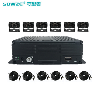 厂家直销物流车专用 带疲劳驾驶报警功能 6路车载监控套装