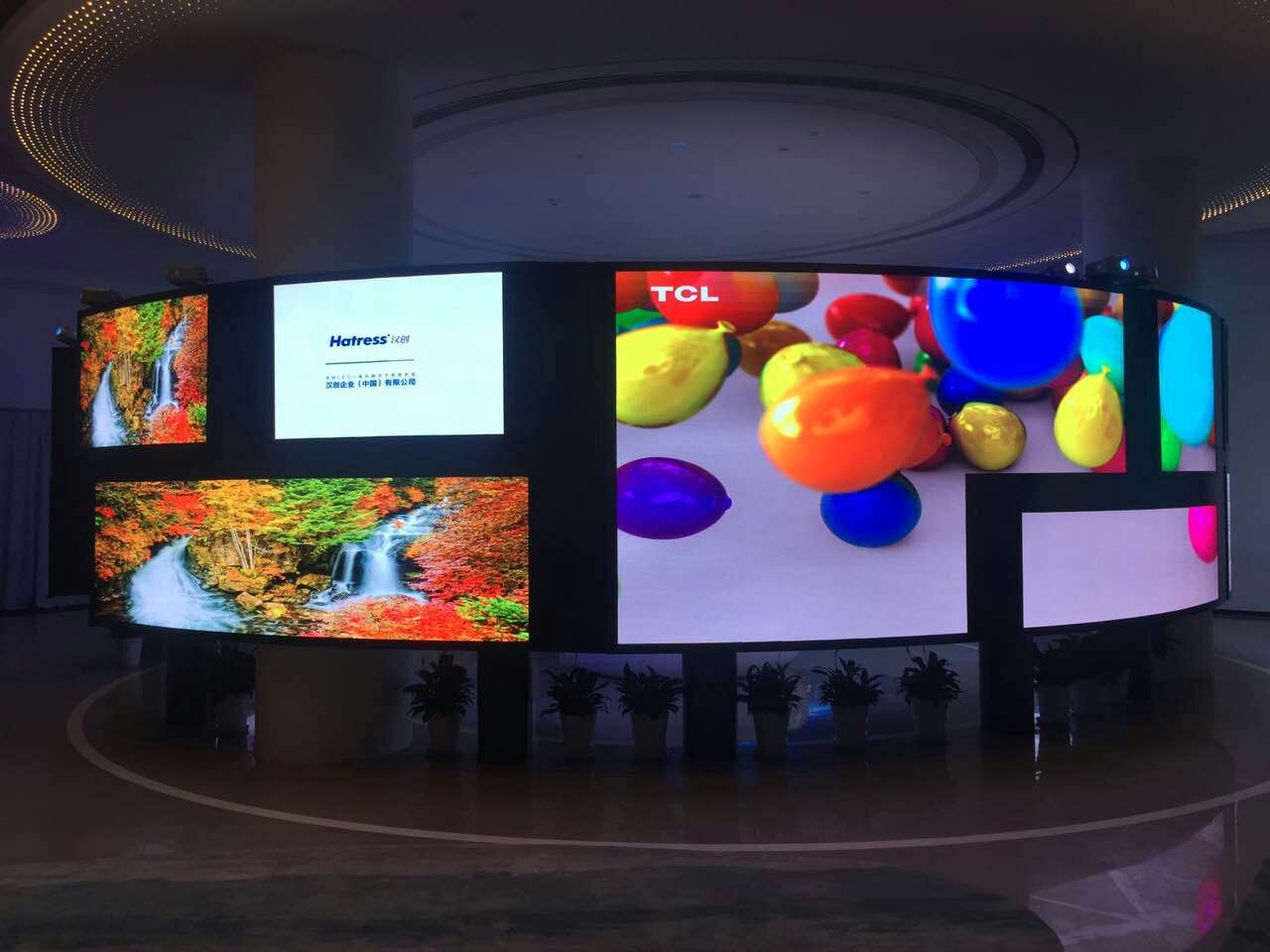 浙江海盐六旗山水乐园P2.5室内LED显示屏