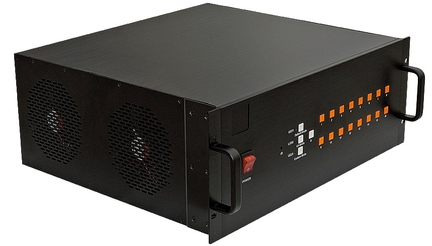 尼科高清VGA十六画面分割器