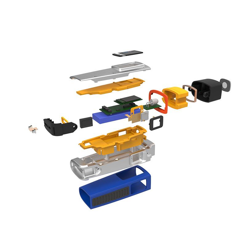 金万码指纹巡更机电子巡更系统保安指纹识别打点器巡检器防作弊巡更棒 WM-5000X1