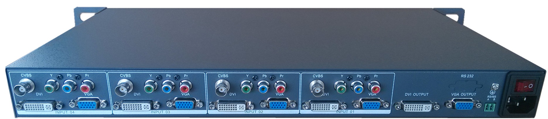 尼科DVI四画面分割器厂家销售