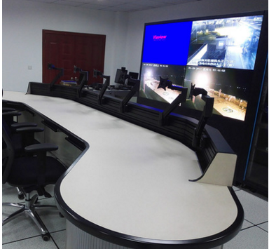 海南指挥中心大屏|电视墙柜|操作台