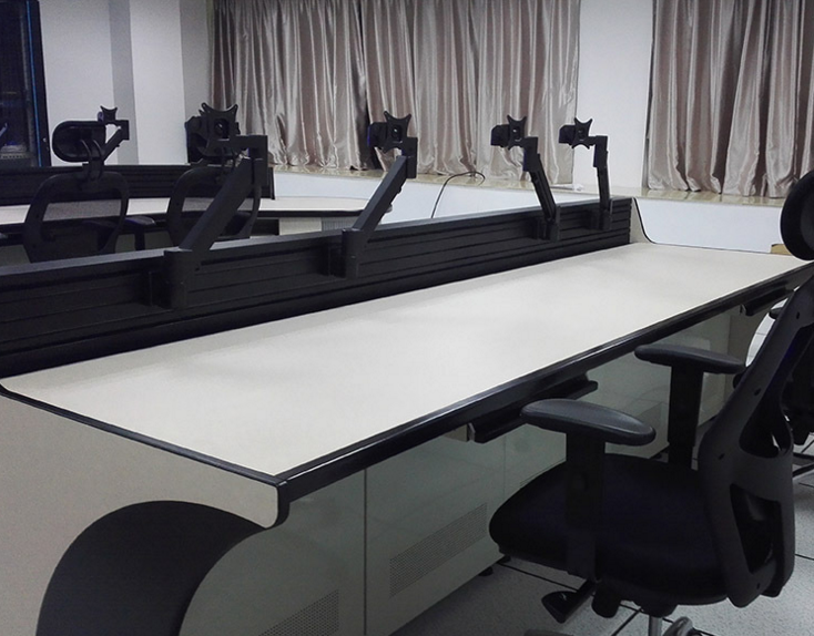 海口指挥中心大屏|电视墙柜|操作台