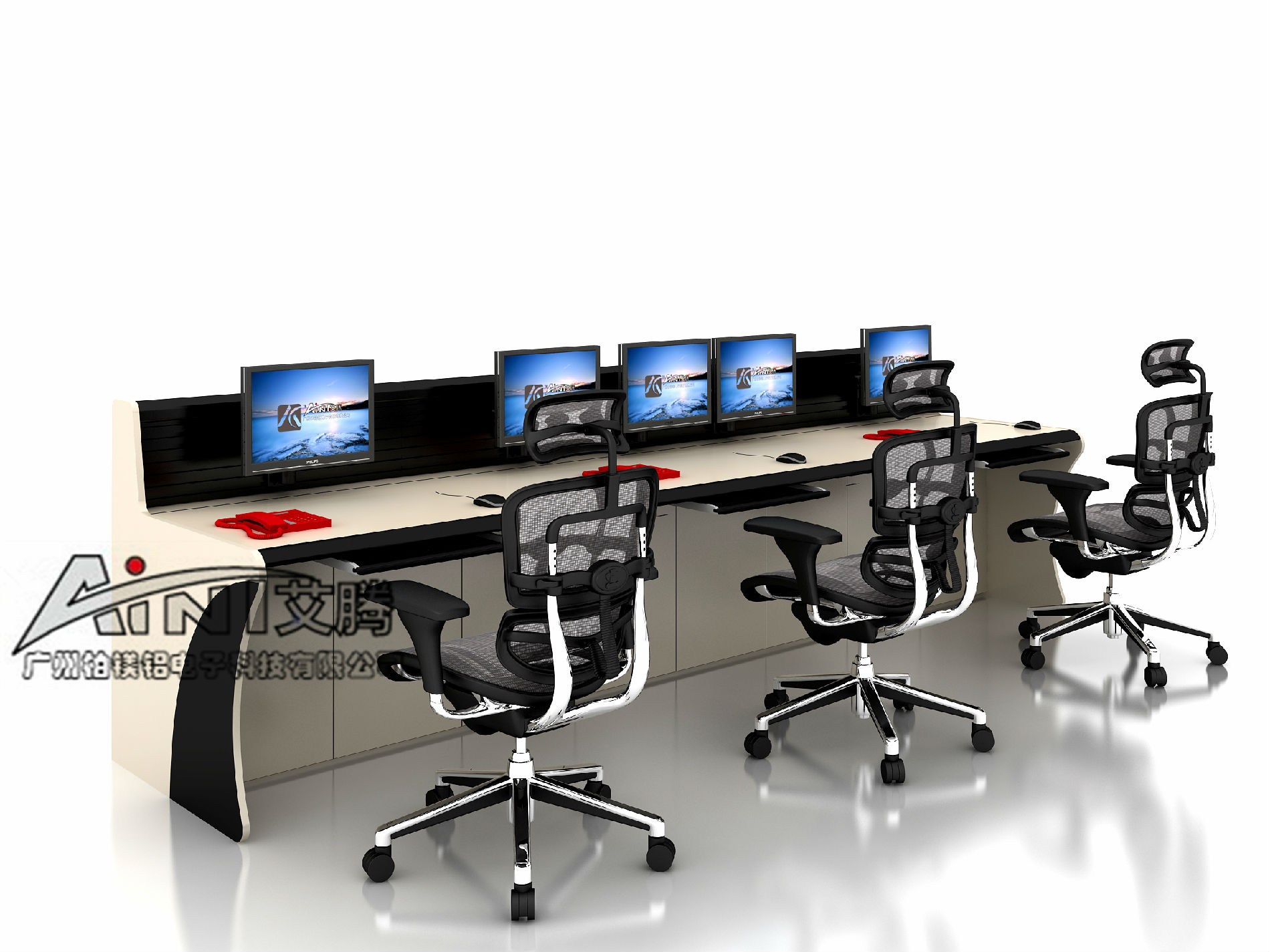 江苏高速公路指挥中心操作台 调度台监控台 控制台报价图片 