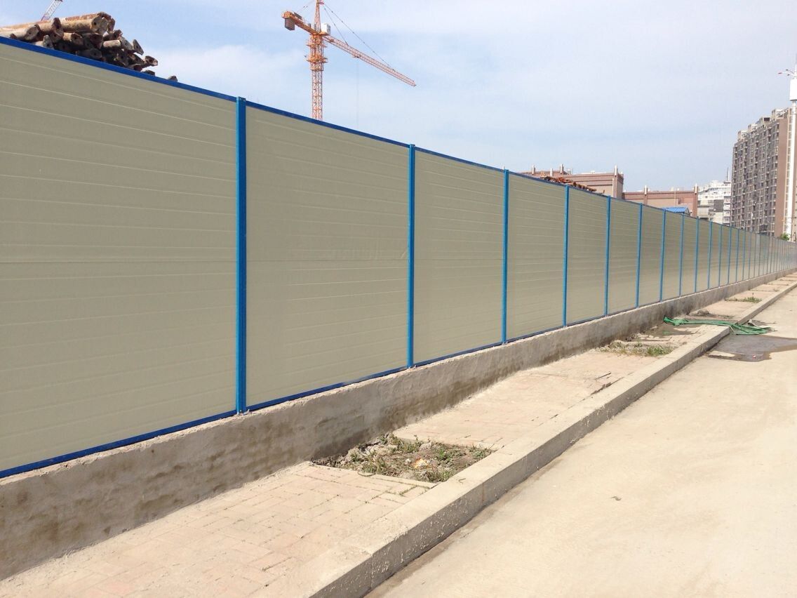 施工围挡彩钢板规格2*2.5米直销安装施工围挡