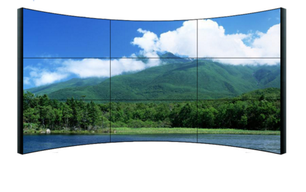 【XAVIKE/赛维科】49寸/55寸/65寸【曲面弧形】液晶拼接屏超窄边/高清监控器液晶显示屏/电视墙--默认65寸