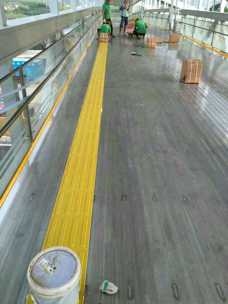 常州市橡胶盲道砖生产厂家PVC盲道砖