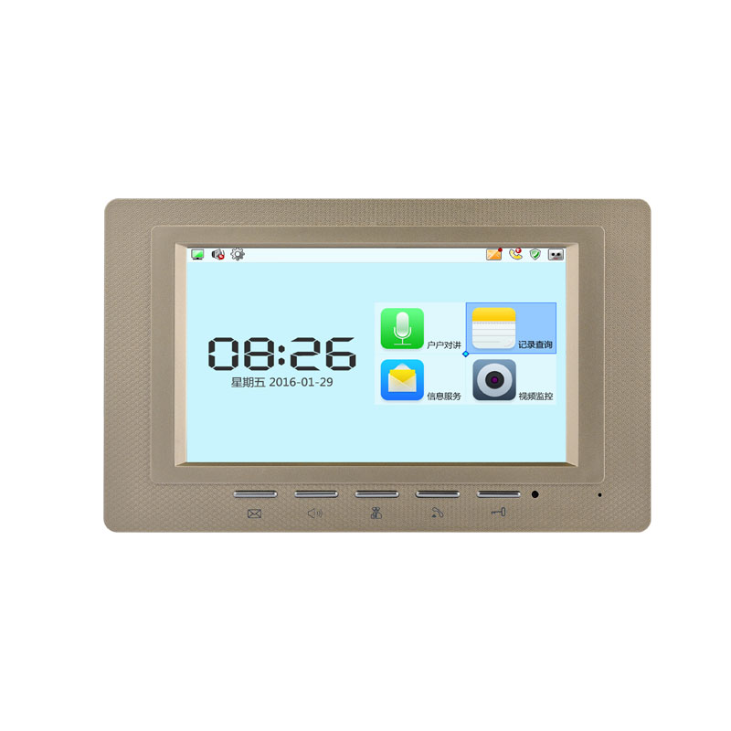 7寸楼宇对讲可视分机厂家