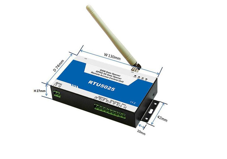 RTU5025手机门禁控制器白名单远程遥控开门手机门禁开关