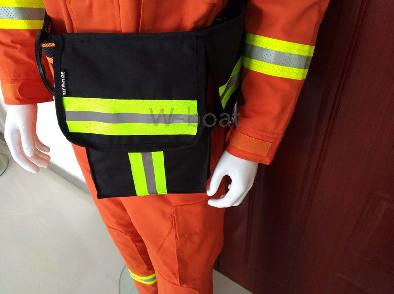 消防员阻燃腰斧包安全绳包