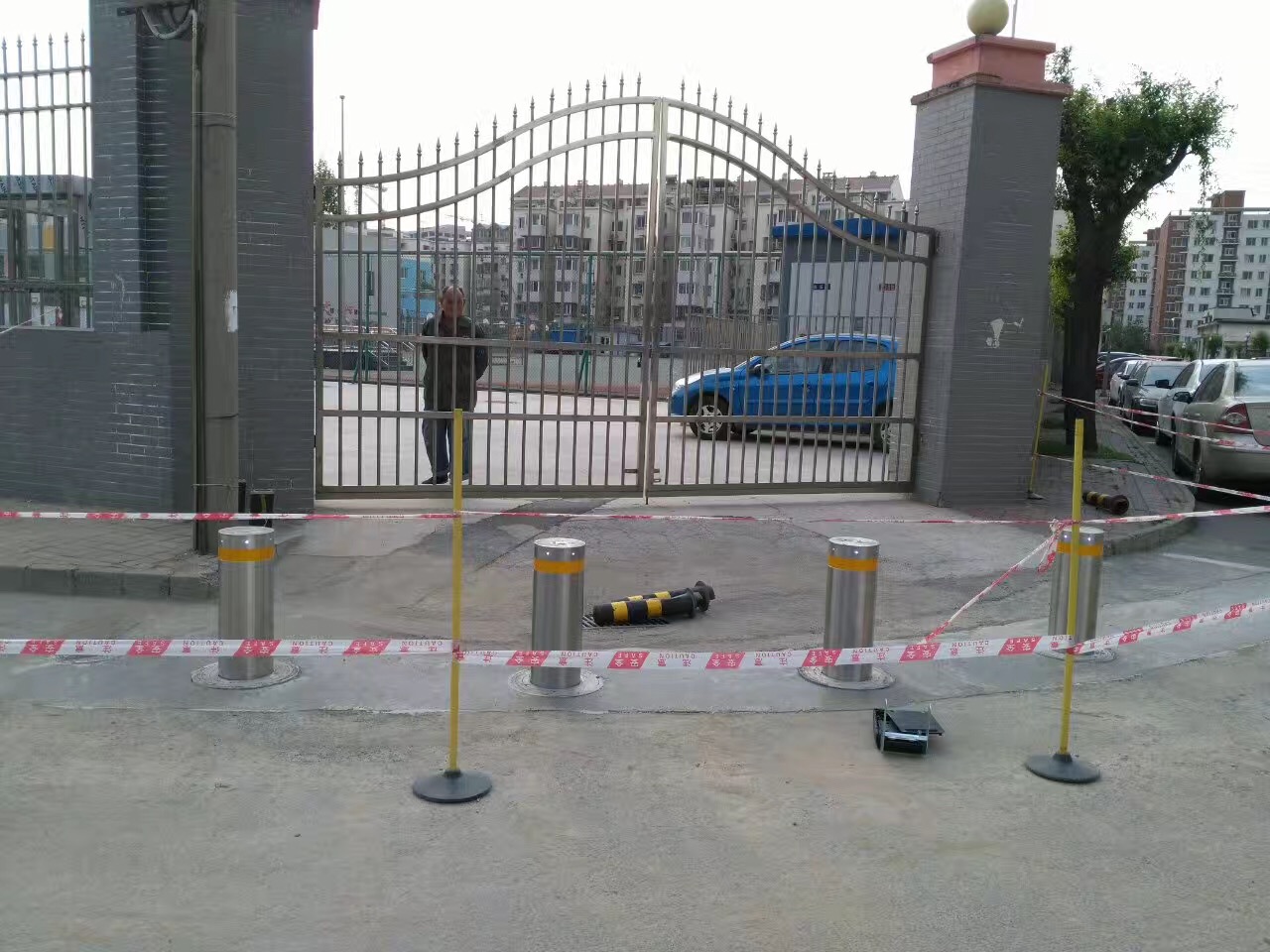 济南自动升降柱 防撞警示柱价格 