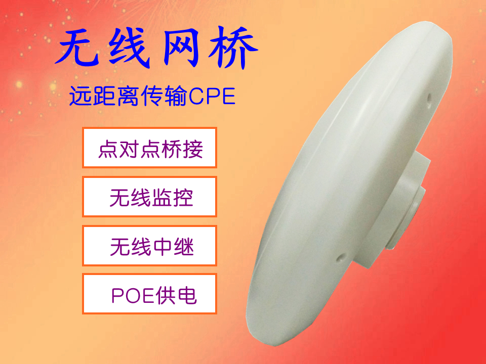 5.8G大圆壳无线网桥 电梯井无线视频传输器