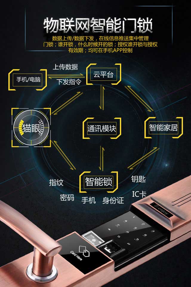 物联网指纹密码锁十大品牌