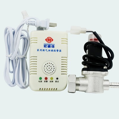 家用天然气燃气报警器带安全装置切断阀厂家直销