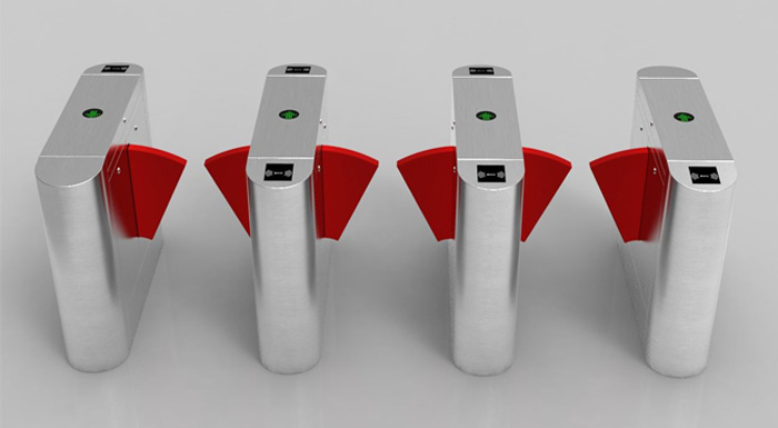 LC301指纹刷卡人行通道闸机