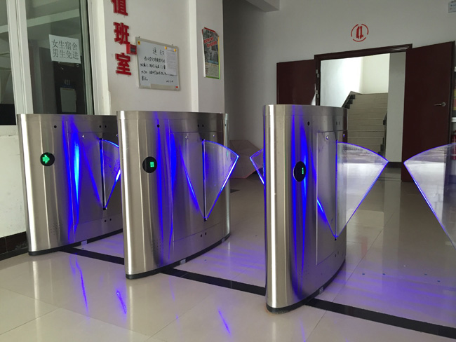 LC302指纹刷卡人行通道闸机翼闸