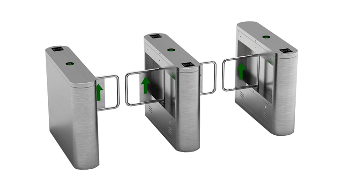 LC305指纹刷卡人行通道闸机摆闸