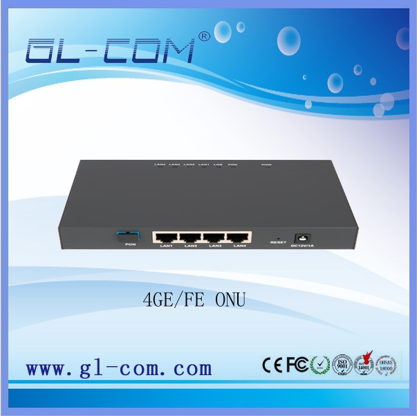 EPON 4口千兆铁壳ONU，适用于安防监控 