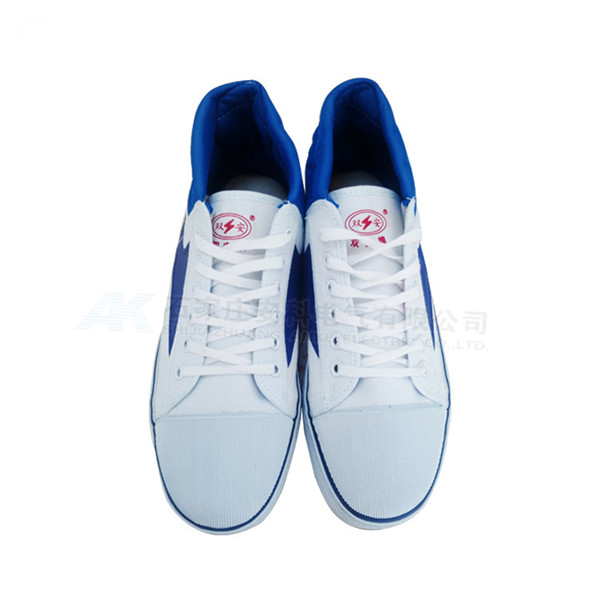 天津双安15kV安全鞋绝缘耐高压布面胶鞋