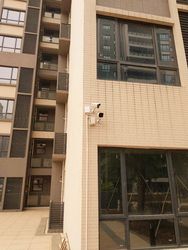 东莞永旭安防：东莞高埗时兴小区百万高清监控安装工程
