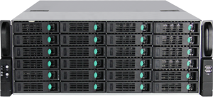 监控存储24盘位128路4K网络NVR