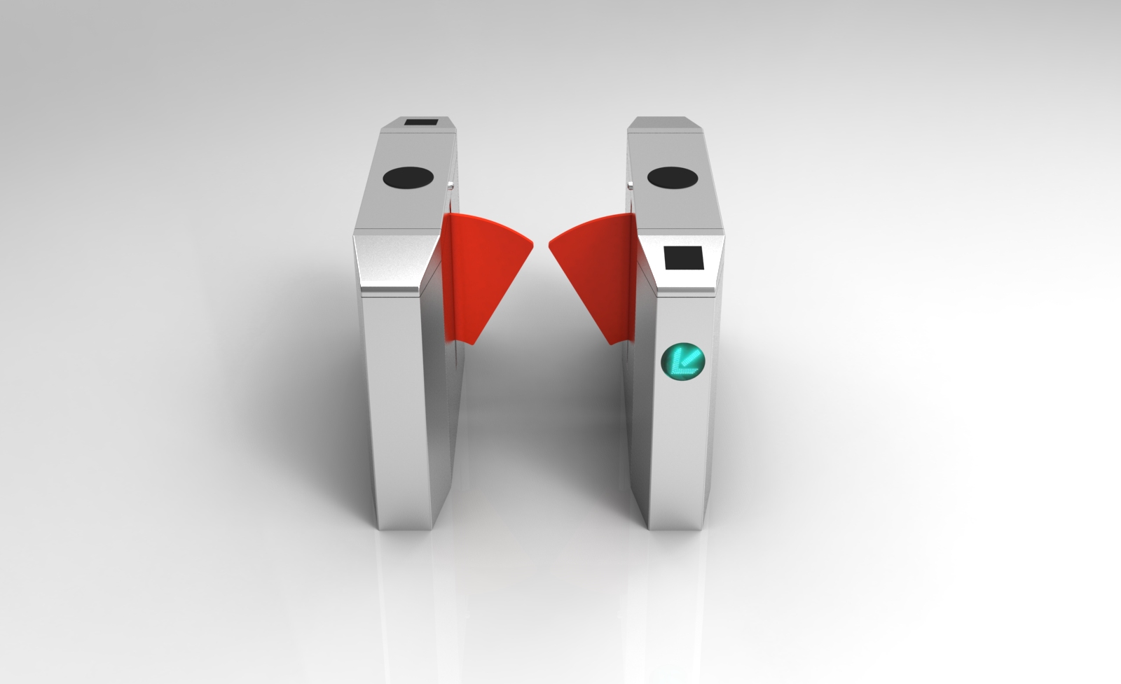 供应智能斜角翼闸