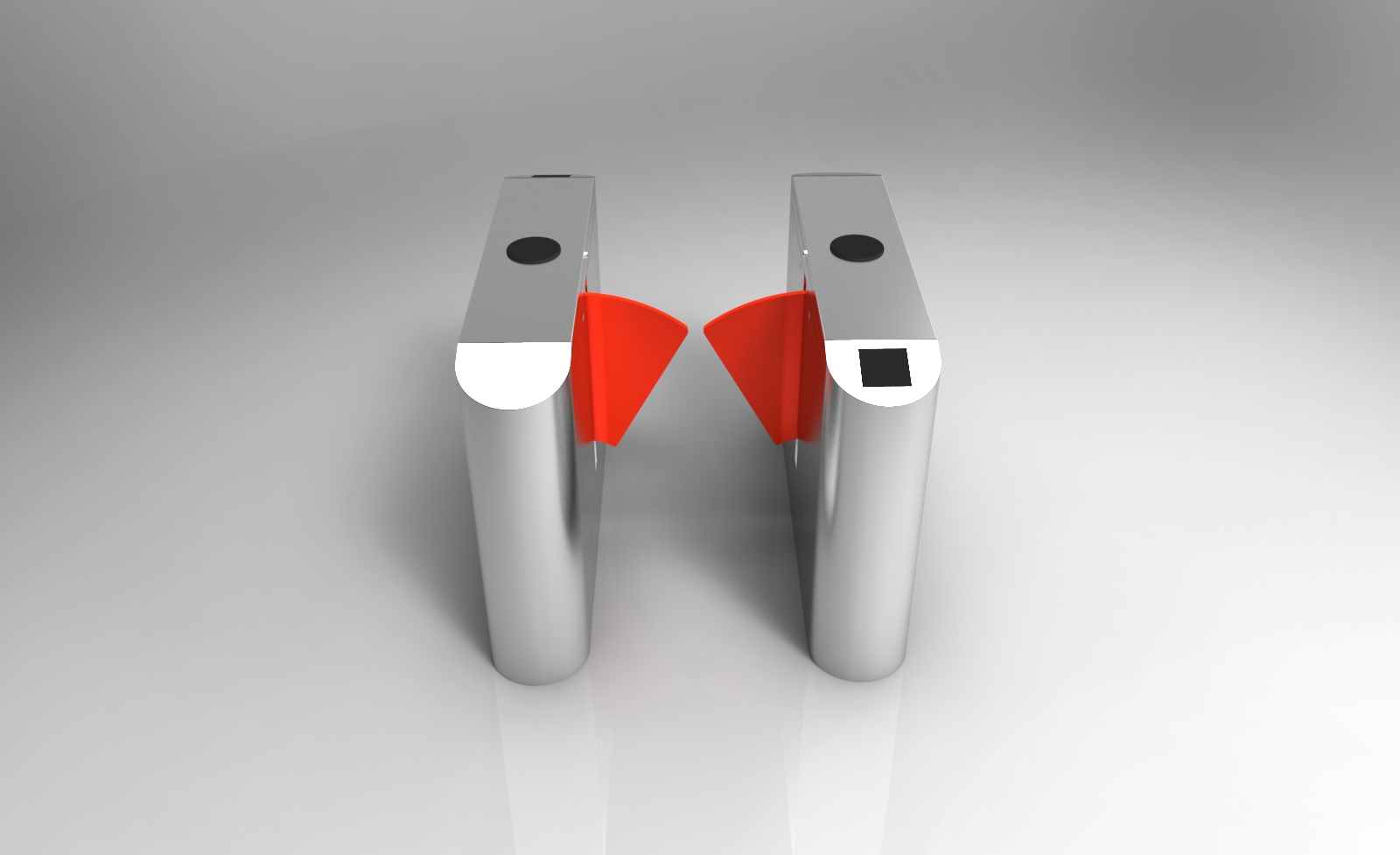 供应智能小区翼闸 圆弧斜角翼闸