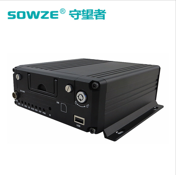 1080P车载NVR 高清200万车载录像机GPS/3G/4G网络车载监控录像机