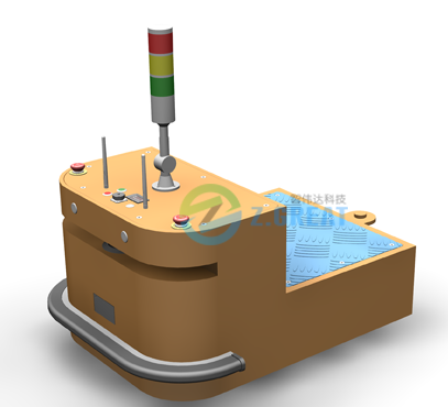 智伟达科技牵引式AGV_AGV无人搬运车_苏州AGV