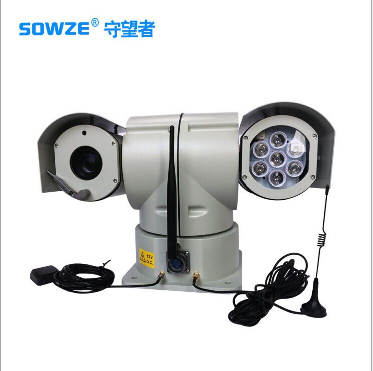 1080P带WIFI 无线一体云台 高清变焦车载云台 路政车专用监控设备