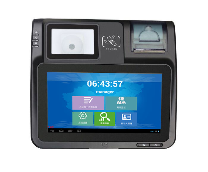 安卓智能访客机，安卓访客机内置人证合一智能访客系统