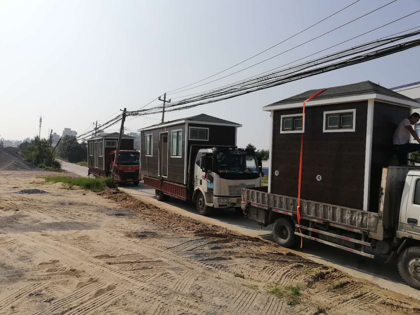 赢隆直销泉州地区各类岗亭与移动厕所