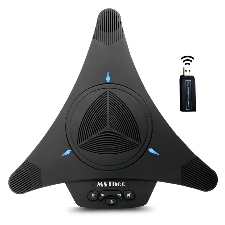 2.4G无线麦克风 手机全向麦 视频会议麦克风