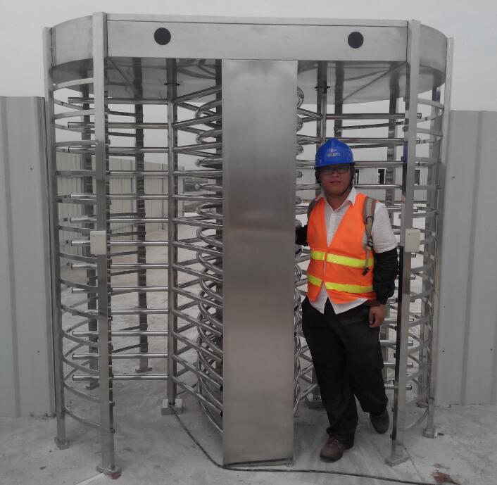 刷卡全高转闸-120度转闸门-栅栏转闸