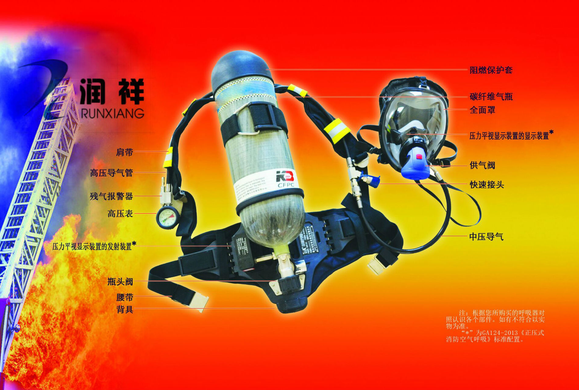 消防正压式空气呼吸器