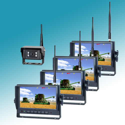 7寸数字2.4GHz 1T4R无线监控系统