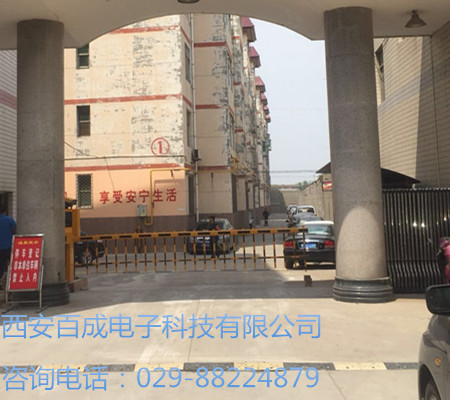 小区车牌识别直杆道闸机06
