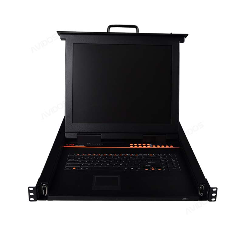 17寸LCD KVM切换器16口 CAT5网口 IP远程 控制