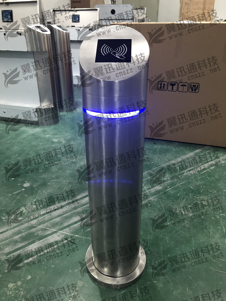 方头刷卡立柱 大头刷卡立柱 门禁立柱 规格：直径114-168mm高1000mm