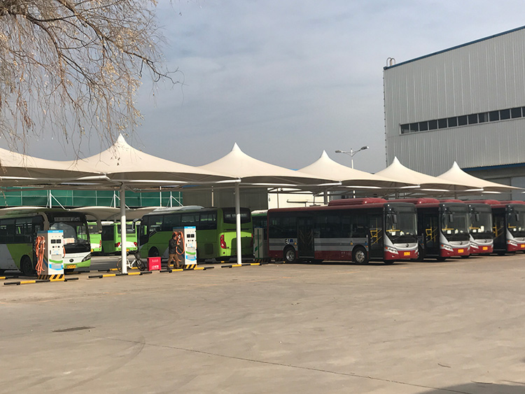 大型停车场汽车充电桩1	