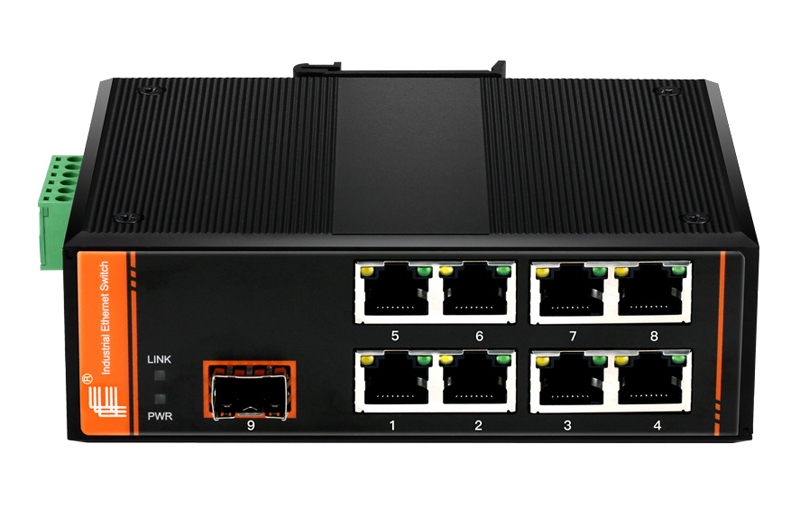 供应千兆2光8电工业级环网交换机