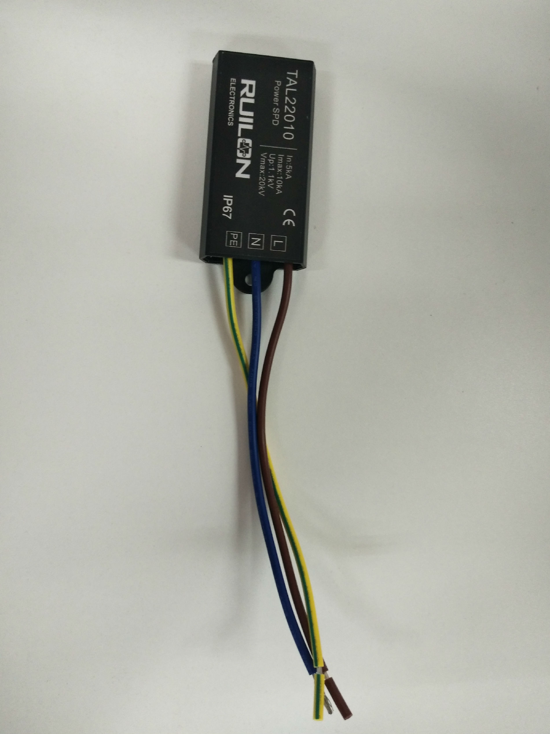 LED路灯电源防雷器 TAL22010 过UL认证CE认证 通流量10KA 耐压20KV