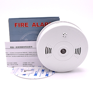 室内烟雾温度探测报警器