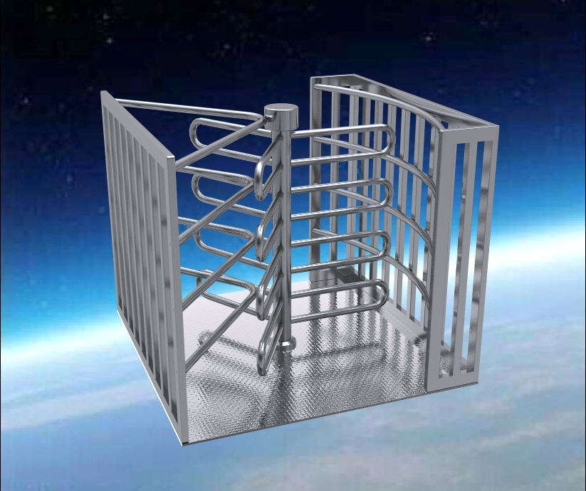 新疆人脸识别人证合一身份核查系统的单双通道半高转闸