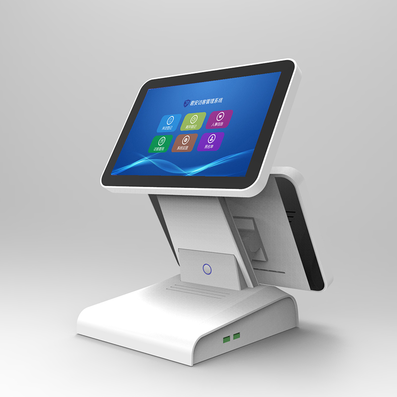 双屏智能访客机厂家来访登记系统