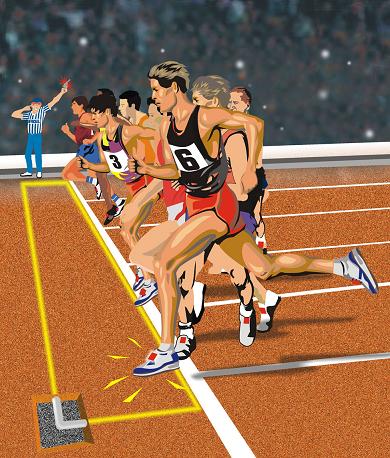 运动会,体能测试,中长跑计时计圈,跑步计时