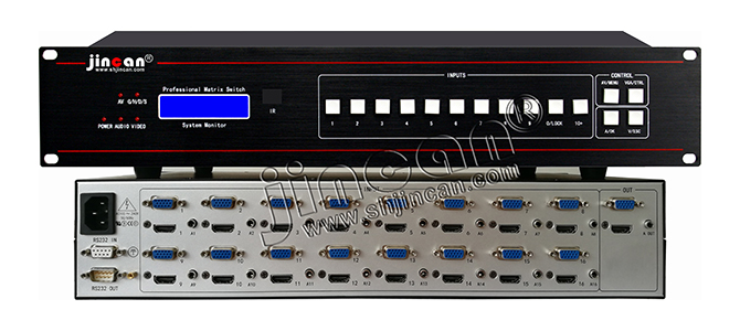 金灿 自动无缝切换器16进1出